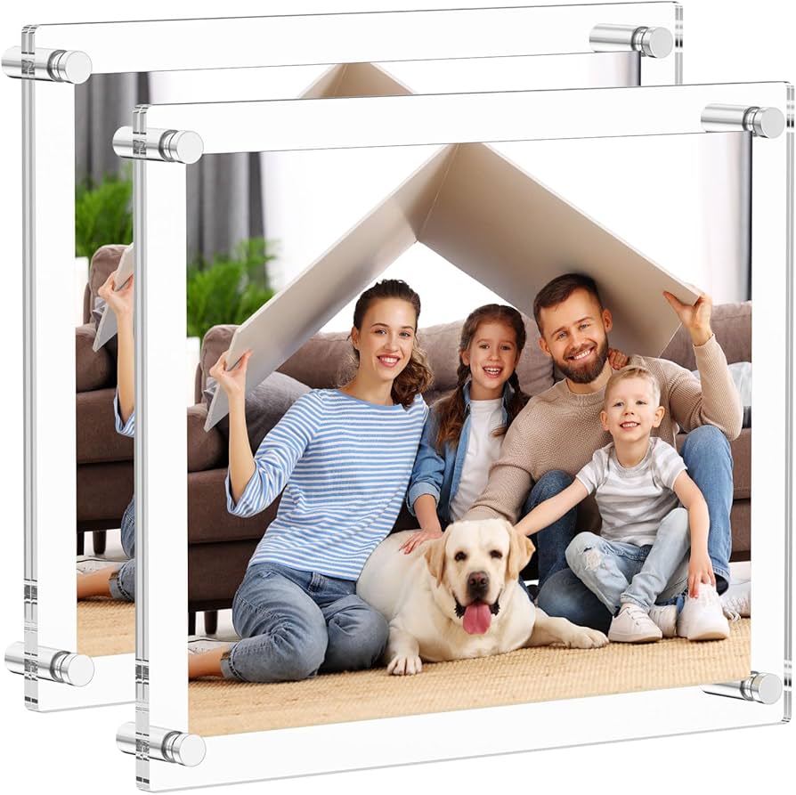 Amazon.com - AITEE 8.5x11 Acrylic Picture Frames 2 Pack, Clear